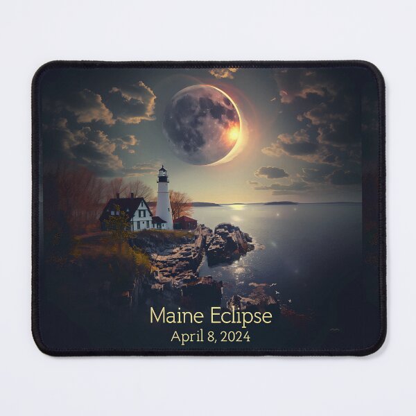 Item preview, Maine 2024 Solar Eclipse Design designed and sold by David Balzen.