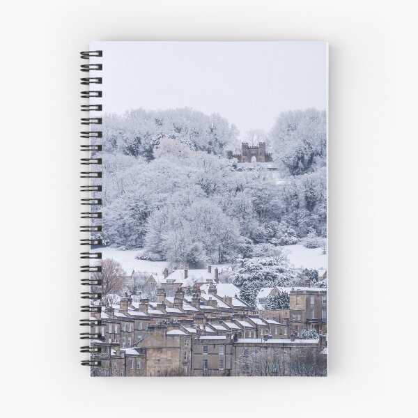 Item preview, Snow Scenery of the Skyline and Sham Castle of cotswold city Bath designed and sold by Rowena Ko.