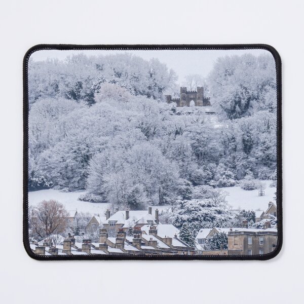 Item preview, Snow Scenery of the Skyline and Sham Castle of cotswold city Bath designed and sold by Rowena Ko.