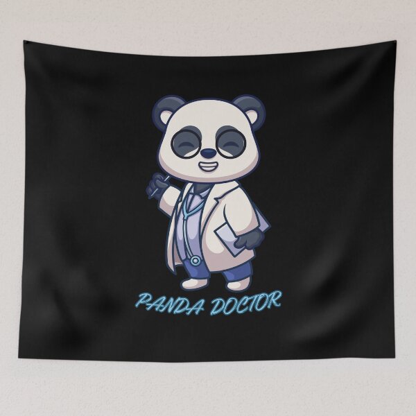 Item preview, Cute Panda Doctor Funny Animal Design designed and sold by MateZone.