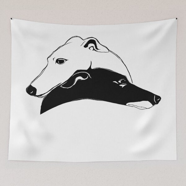 Item preview, Galgo Emotion Black And With designed and sold by DJava-ArtO.
