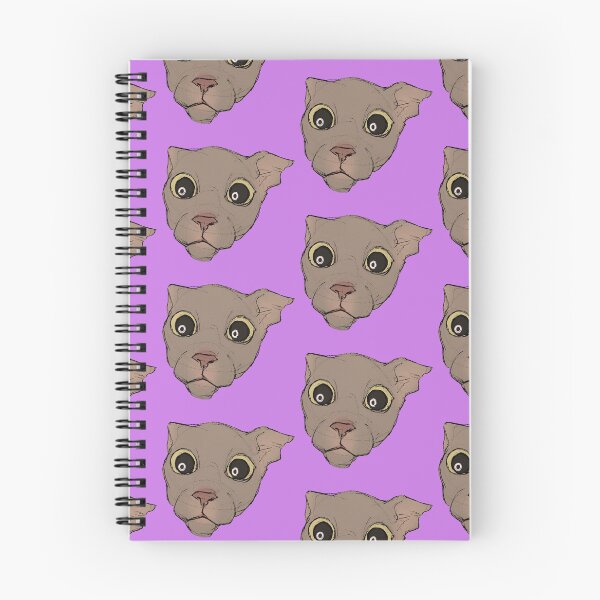Item preview, Shocked cat meme /purple background designed and sold by NessTheArtist.