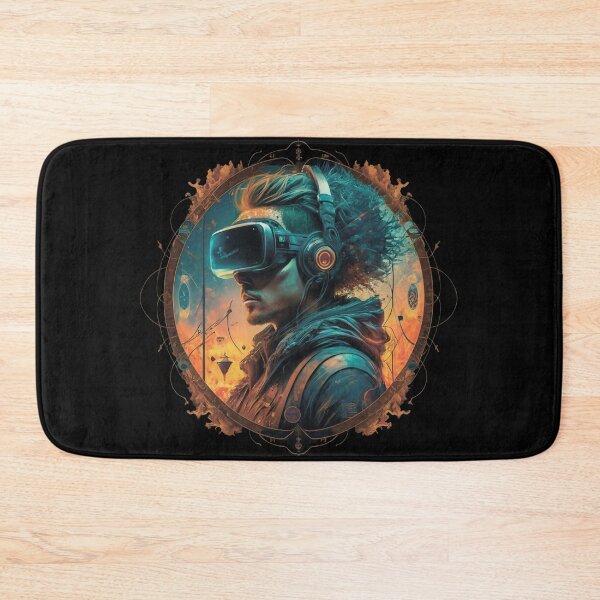 Item preview, Man wearing computer gaming goggles designed and sold by MagelliShop.