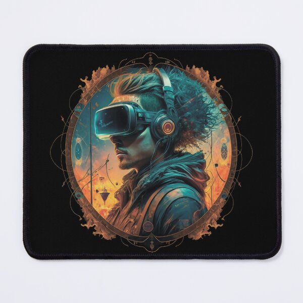 Artikelvorschau, Mann mit Computer-Gaming-Brille entworfen und verkauft von MagelliShop.