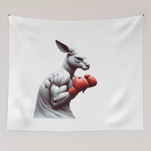 Item preview, Muscle Kangaroo Boxing Gloves Red  designed and sold by Martial-Art-23.