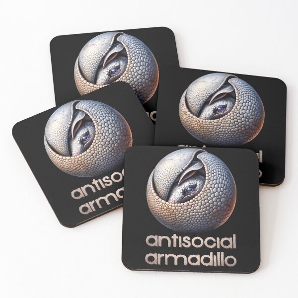 Item preview, Antisocial Armadillo designed and sold by Psyberspace.