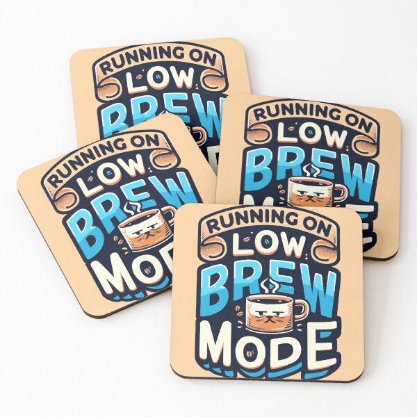 Item preview, Grumpy Cat's Low Brew Alert - A Coffee Lover's Plight designed and sold by CosmoCrafted.