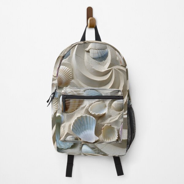 Item preview, Seashell beach decorative design print designed and sold by dcrc.