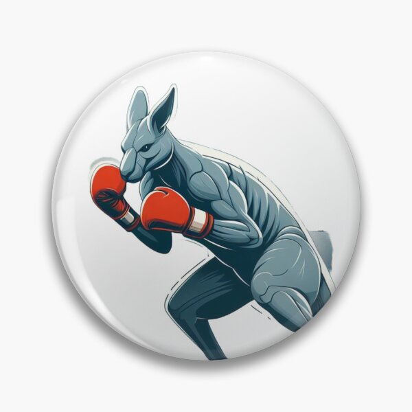 Artikelvorschau, Boxing Kangaroo Red Gloves Futuristic Style  entworfen und verkauft von Martial-Art-23.