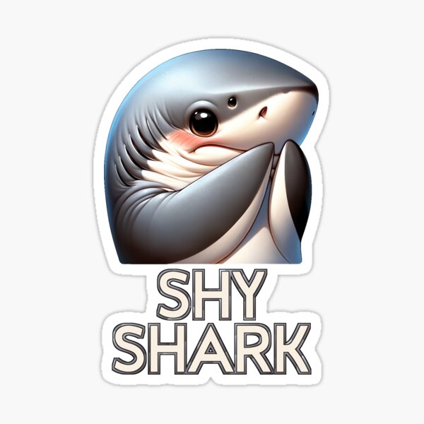 Item preview, Shy Shark designed and sold by Psyberspace.