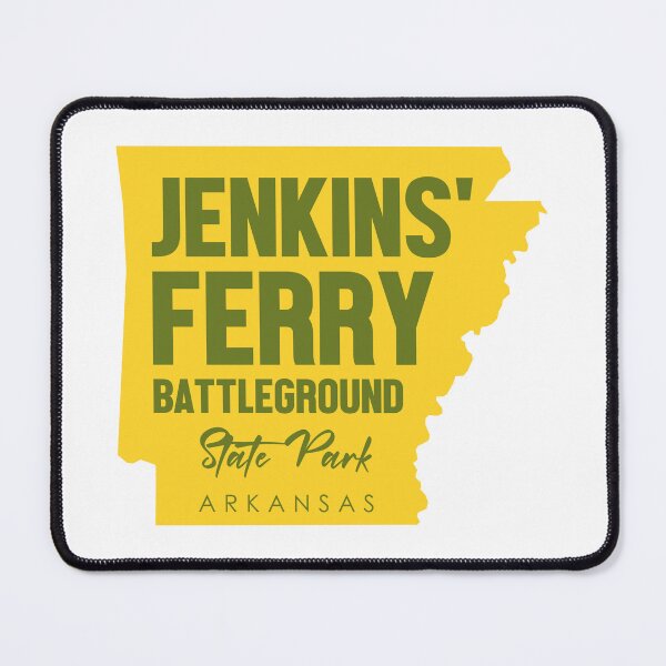 Item preview, Jenkins' Ferry Battleground State Park Arkansas Map designed and sold by bivenart.