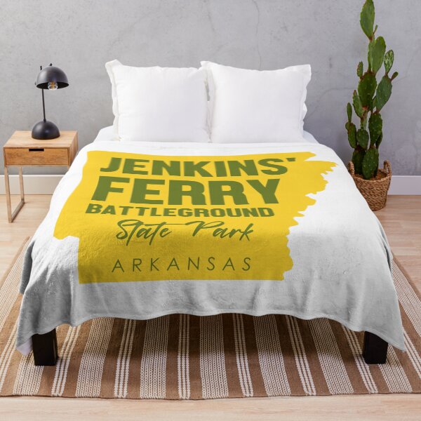 Item preview, Jenkins' Ferry Battleground State Park Arkansas Map designed and sold by bivenart.