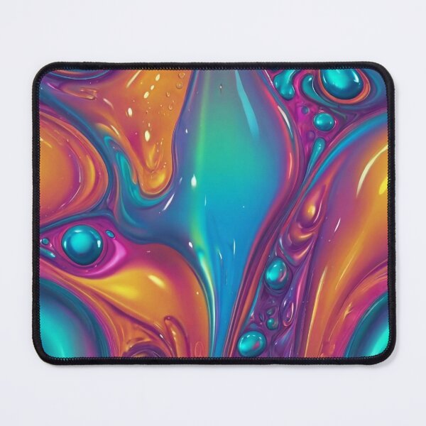 Item preview, Embracing Tomorrow: Futuristic Holo Abstract 3D Shapes designed and sold by StellarValor.
