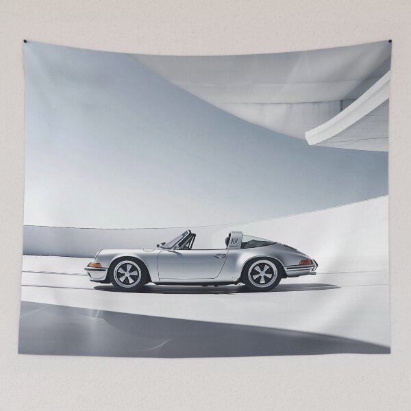 Item preview, Classic Porsche 911 Targa in Minimalist Concrete Environment designed and sold by OwnByCats.