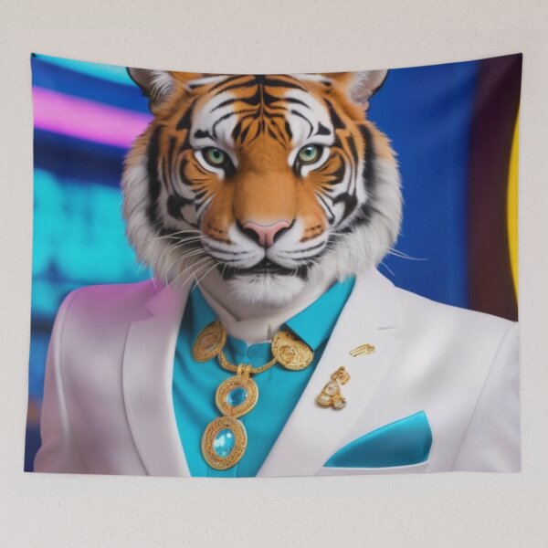 Item preview, Tiger in White Suit  designed and sold by Lazoni.