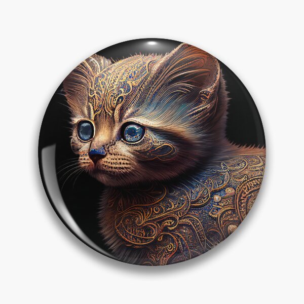 Item preview, Intricate Kitty designed and sold by RENcraft.