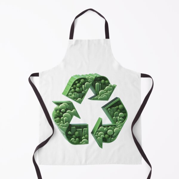Item preview, Recycle Symbol With City And Tree designed and sold by svarupa.