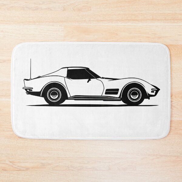 Item preview, Vector illustration of a stylish Corvette C3 Stingray sports car featuring modern automotive design designed and sold by Jerhus.