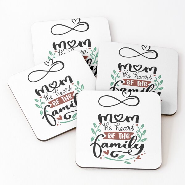 Item preview, Happy Mothers Day Tshirt Design Mom The Heart of The Family With Infinity Sign designed and sold by 519xdesign.