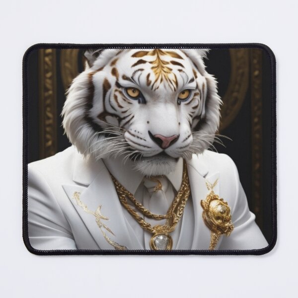 Item preview, Lux White Tiger designed and sold by Lazoni.