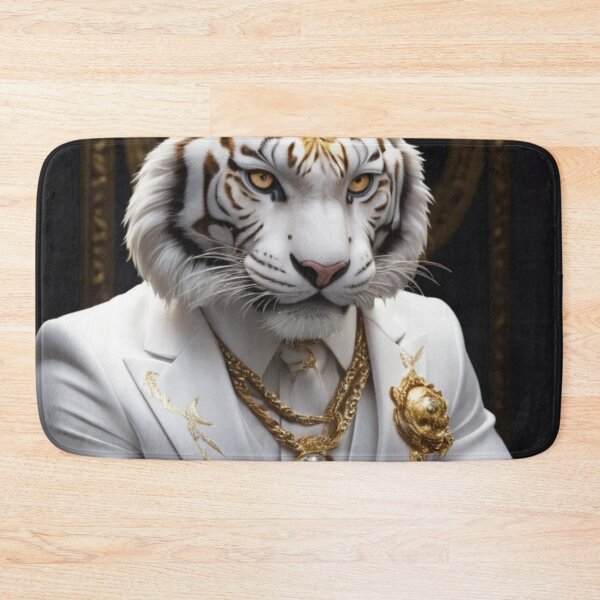 Item preview, Lux White Tiger designed and sold by Lazoni.