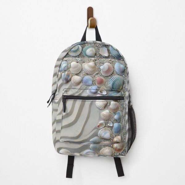 Item preview, seashell beach decorative design print designed and sold by dcrc.