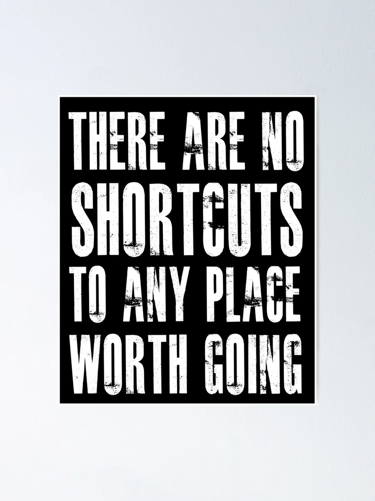 No Shortcuts No Excuses Motivational Canvas Wall Art, Motivational Wall  Decor, Office Decor, Success Quotes, Motivational Quotes 