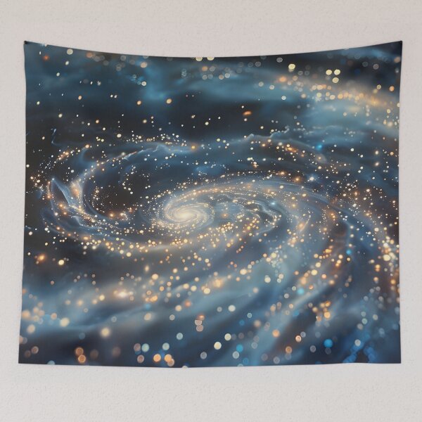 Item preview, Stellar Hues: The Holographic Galaxy designed and sold by AI-Only Creations.