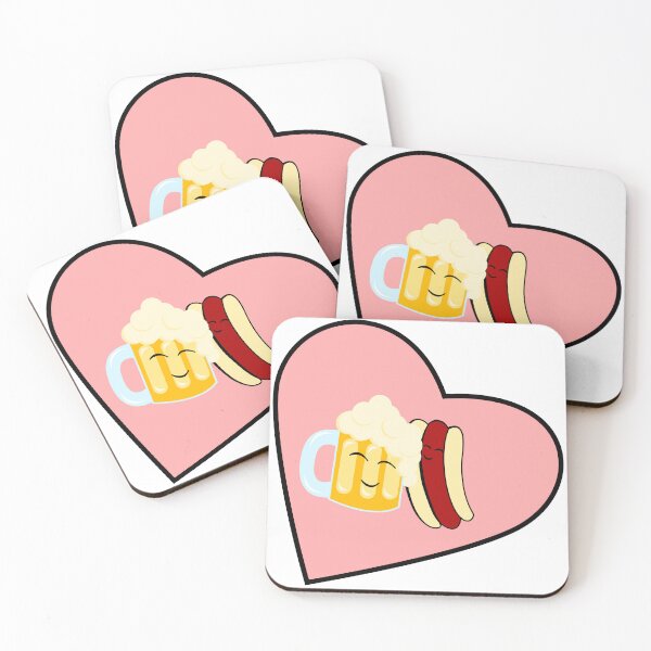 Item preview, Taste Buddies: Beer and Hotdog designed and sold by HarveyHandcraftsandDesigns.