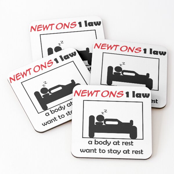 Item preview, Newton's First Law designed and sold by SaifStudio.