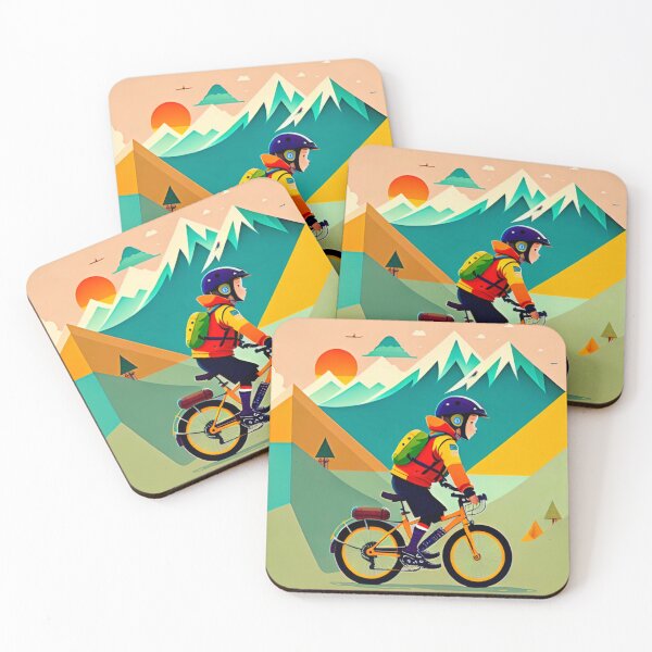 Item preview, Sleek MTB Design: Minimalist Drawing designed and sold by GrizzlyCollective.