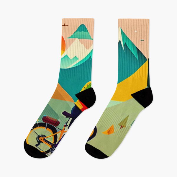 Item preview, Sleek MTB Design: Minimalist Drawing designed and sold by GrizzlyCollective.