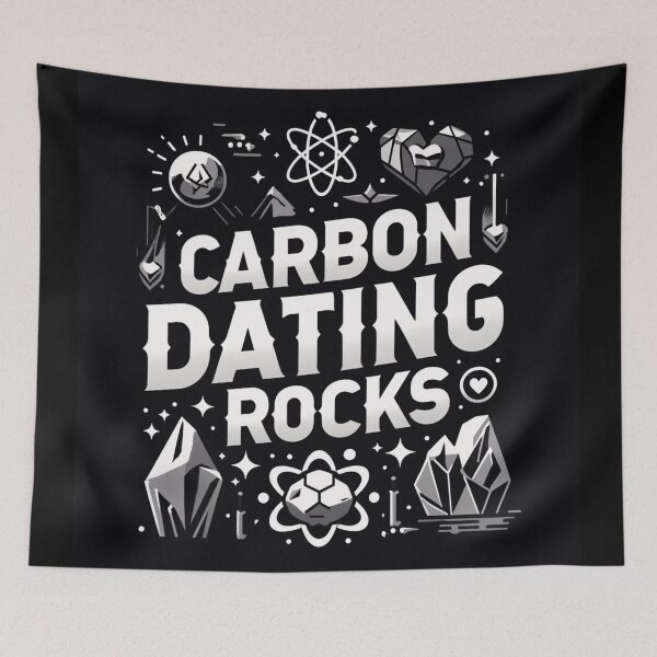 Item preview, Carbon Dating Rocks - The Ultimate Geek Chic Design designed and sold by CosmoCrafted.