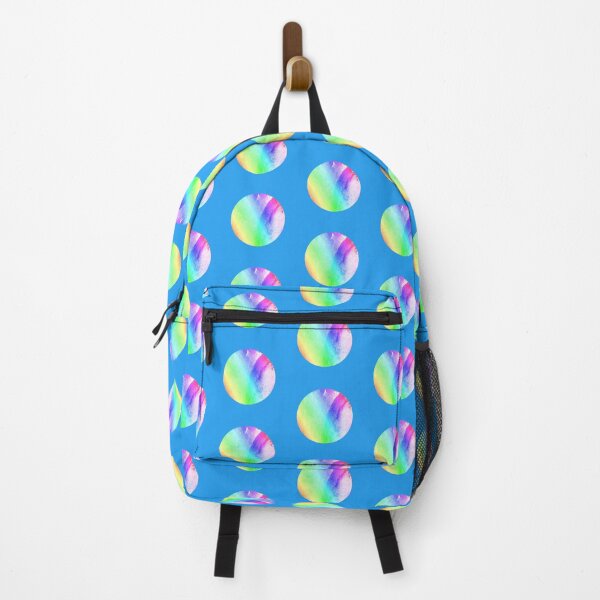 Item preview, Blue rainbow watercolor cute dot pattern | blue abstract circles designed and sold by lausn.