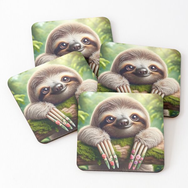 Item preview, Manicured Sloth in a Lush Forest designed and sold by digiscapeart.