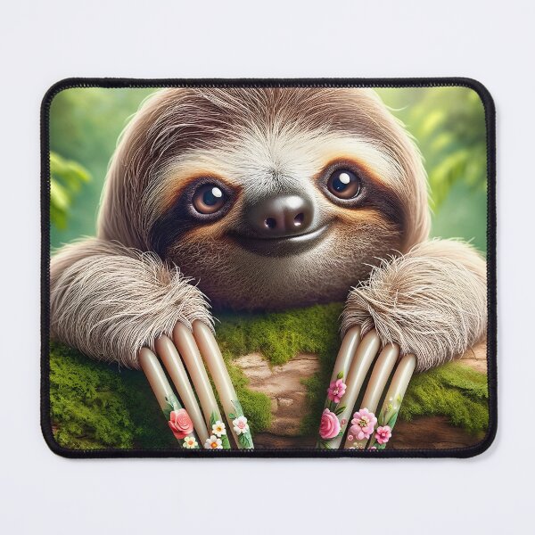 Item preview, Manicured Sloth in a Lush Forest designed and sold by digiscapeart.