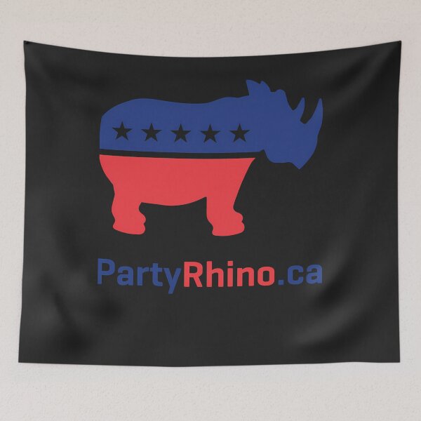 Item preview, Rhino Party Logo 2019 designed and sold by PearliKunze.