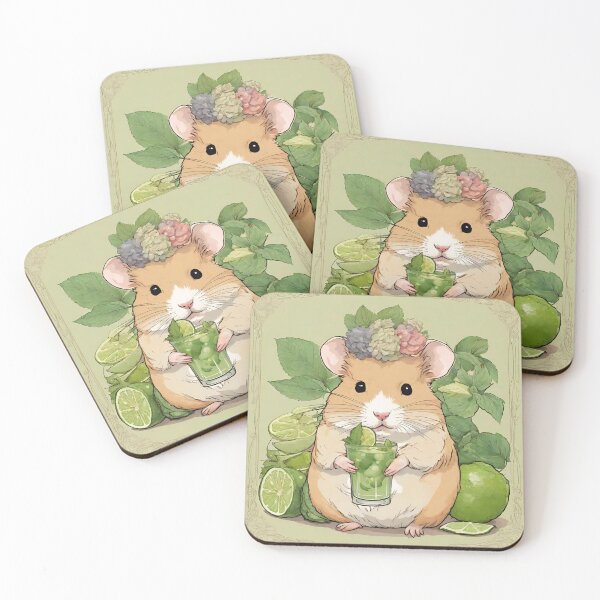 Item preview, Hamster with a mojito designed and sold by VickyJo111.