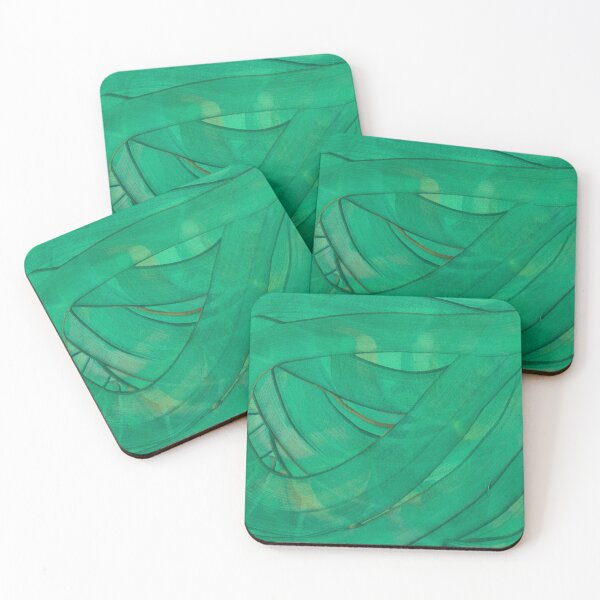 Item preview, Looping Swirl Green designed and sold by chriskoester73.