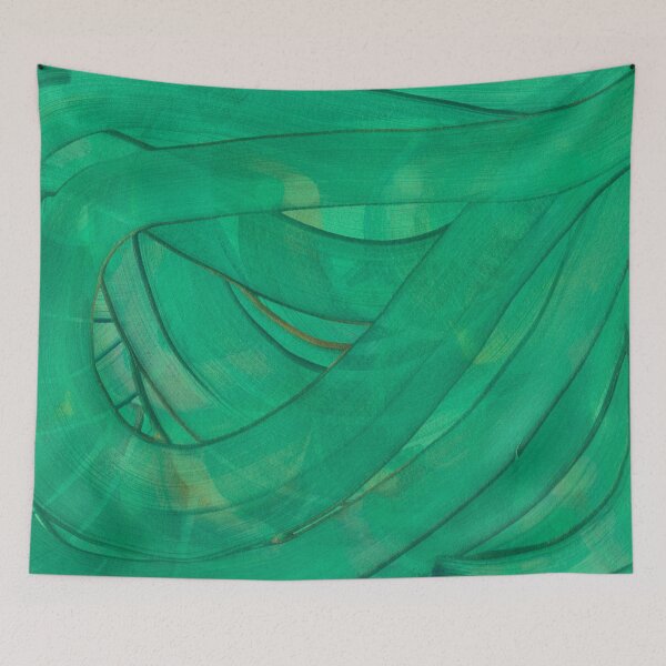 Item preview, Looping Swirl Green designed and sold by chriskoester73.