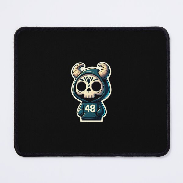Item preview, Whimsical Fusion: Horned Skull with number forty eight designed and sold by MrDarkRealm.