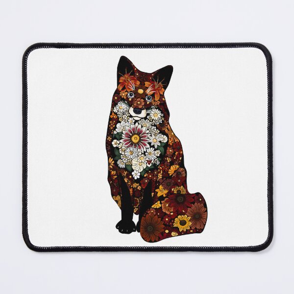 Artikelvorschau, Blumenfuchs entworfen und verkauft von Moon Dog Art.