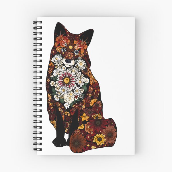 Artikelvorschau, Blumenfuchs entworfen und verkauft von Moon Dog Art.