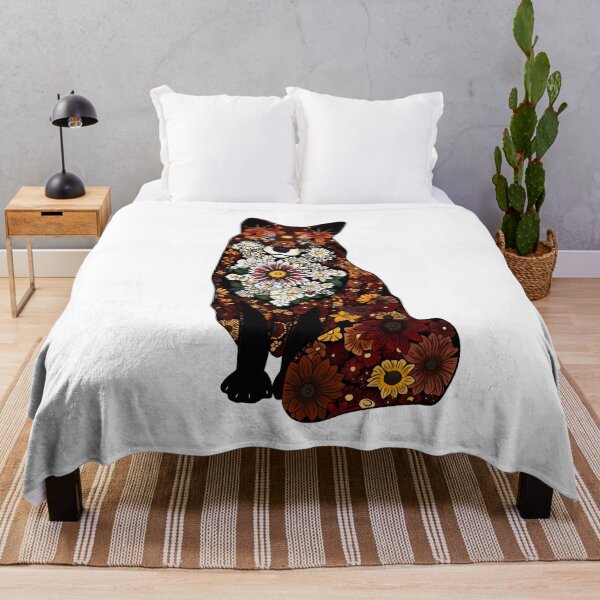 Artikelvorschau, Blumenfuchs entworfen und verkauft von Moon Dog Art.