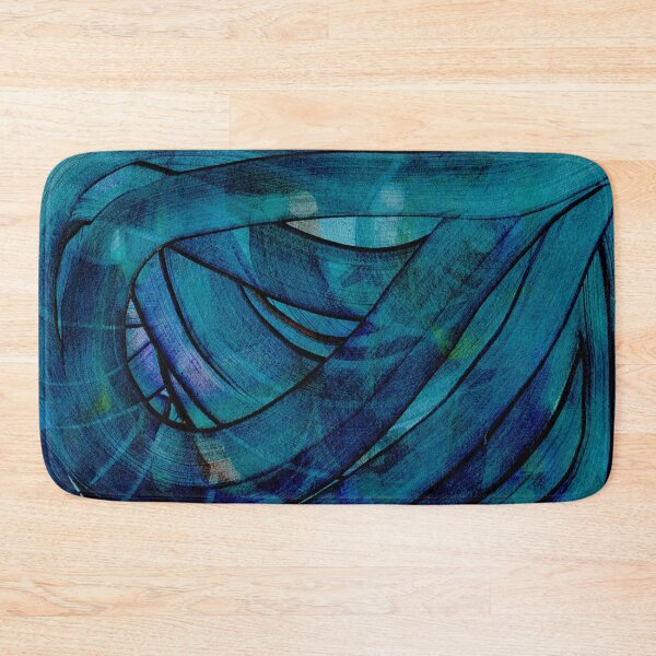 Item preview, Looping Swirl Prussian Blue designed and sold by chriskoester73.