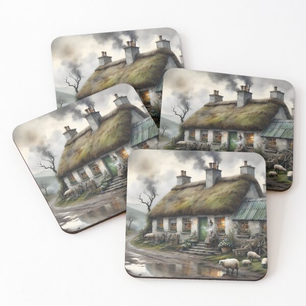 Item preview, Tranquil Thatched Cottage designed and sold by Patriot Artyfact.