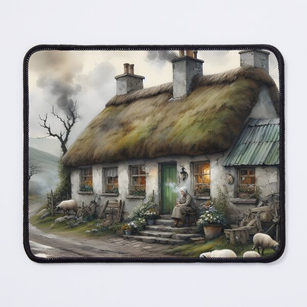 Item preview, Tranquil Thatched Cottage designed and sold by Patriot Artyfact.