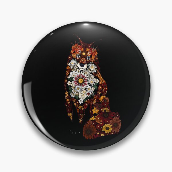 Artikelvorschau, Blumenfuchs entworfen und verkauft von Moon Dog Art.