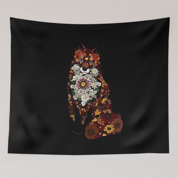 Artikelvorschau, Blumenfuchs entworfen und verkauft von Moon Dog Art.