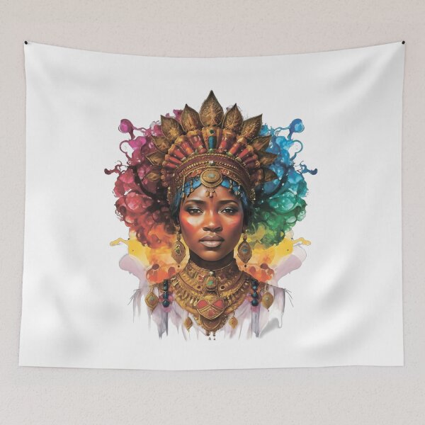 Item preview, Woman in tribal costume. African designed and sold by MagelliShop.